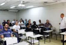 Condutores durante o curso
