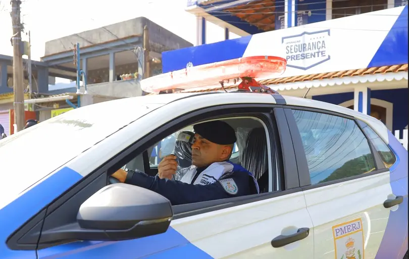 Viatura do Segurança Presente em atuação em Mangaratiba