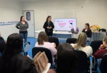 Enfermeiras de Mangaratiba durante a capacitação