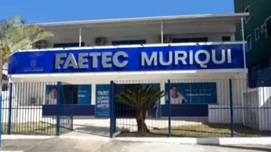 Fachada da Faetec Muriqui
