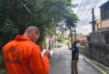 Agentes da Defesa Civil de Mangaratiba realizam vistoria preventiva
