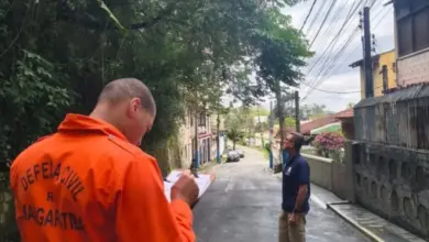 Agentes da Defesa Civil de Mangaratiba realizam vistoria preventiva