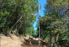 Rede elétrica na Ilha da Marambaia