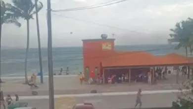 Ventania na orla de Muriqui