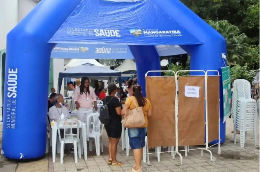 Equipes da Secretaria de Saúde de Mangaratiba