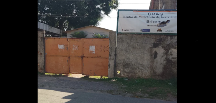 Comunicado informa a transferência temporária do CRAS Brisamar para um novo endereço após os danos causados pela ventania.