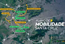 Plano de Mobilidade prevê novos viadutos, vias e outras intervenções para melhorar a circulação em Santa Cruz (FOTOS: REPRODUÇÃO).