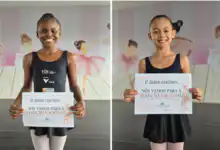 Maria Hellena Torres de Melo, de 9 anos, e Sofia Batista Lage, de 10, avançaram para a etapa nacional da seleção do Bolshoi.