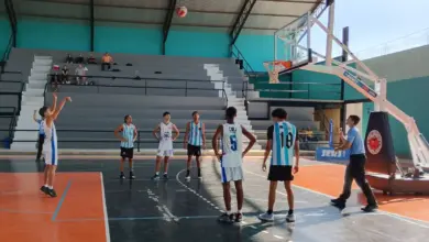 Atletas do Basquete em quadra