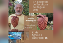 O escultor Urubatan Oliveira Nunes será o homenageado da terceira edição do Encontro de Escultura de Itaguaí.