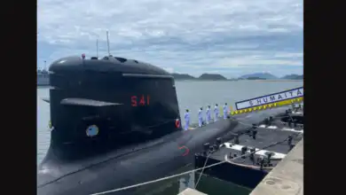 O submarino Humaitá (S41), construído em Itaguaí e sediado na Base da Ilha da Madeira, segue para a Argentina em sua primeira missão internacional.