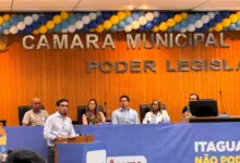 Haroldinho Jesus, durante a convenção do PDT