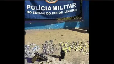 Material apreendido pela PM no Sem Terra