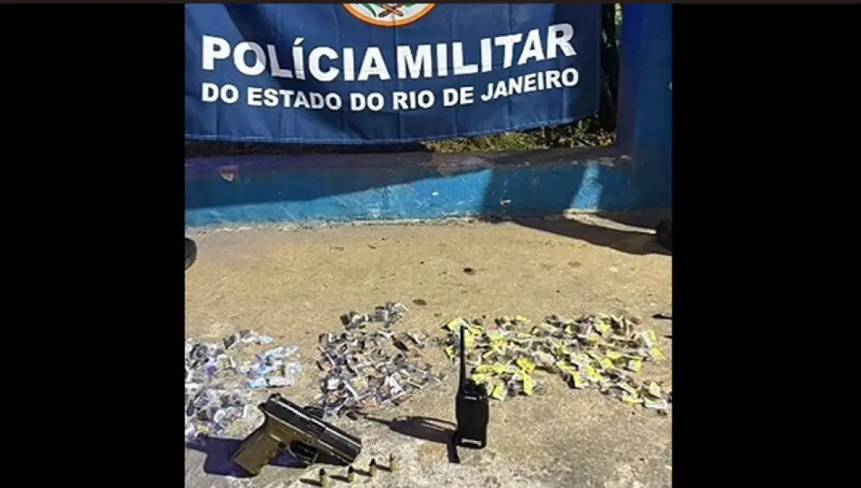 Material apreendido pela PM no Sem Terra