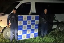 Policiais militares do 24º BPM localizaram o veículo roubado