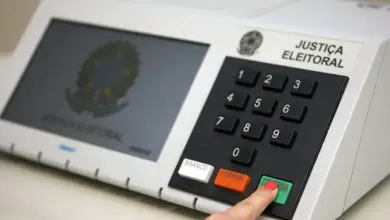Foto da urna eletrônica