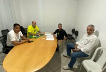 Alexanre Valle no local onde ocorreu a convenção que o definiu como candidato a prefeito (FOTO: RICHARD CARRASCO).