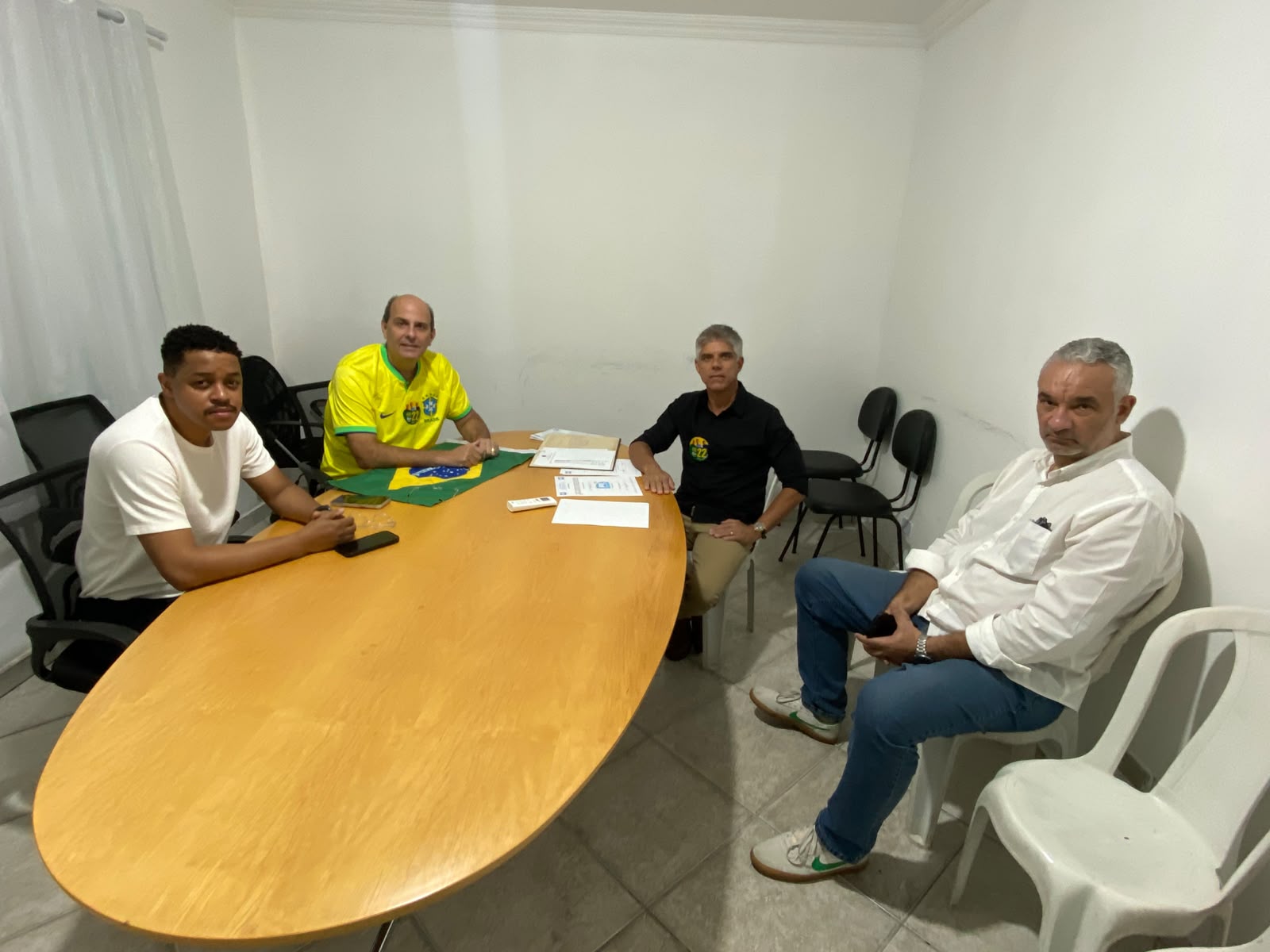Alexanre Valle no local onde ocorreu a convenção que o definiu como candidato a prefeito (FOTO: RICHARD CARRASCO).