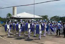Primeiro dia do Campeonato Estadual de Bandas e Fanfarras reuniu dezenas de corporações no Parque Municipal de Eventos de Itaguaí.