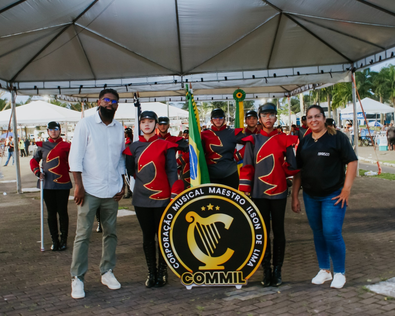 COMMIL comemora o pentacampeonato estadual de Banda Marcial Juvenil em Itaguaí, em uma conquista marcada pelos 10 anos de história da corporação.