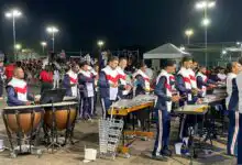 Segundo dia do Campeonato Estadual de Bandas e Fanfarras terminou com apresentações de destaque e interrupção pela chuva em Itaguaí.