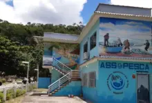 Fachada da sede da Assopesca