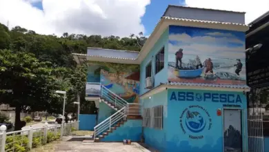 Fachada da sede da Assopesca