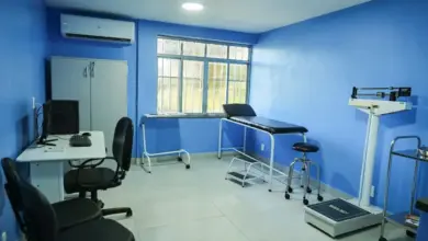 Sala de exame do hospital