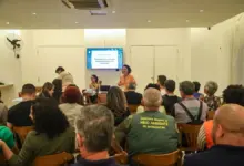 Representantes do poder público e de instituições parceiras participaram da primeira oficina presencial