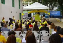 Programação do Setembro Amarelo reuniu idosos na Praça Robert Simões