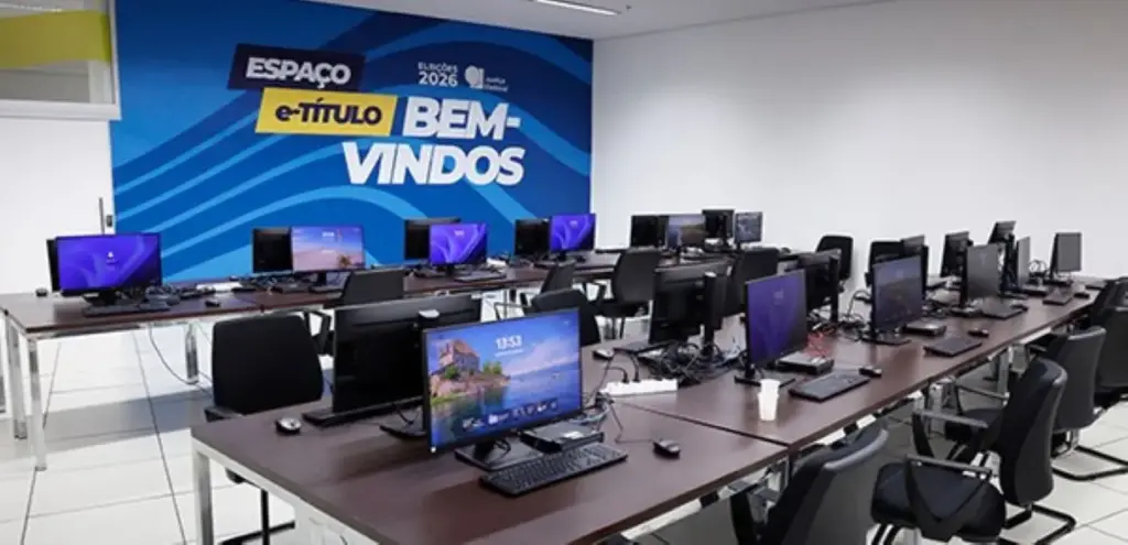 Espaço e-Título, criado no subsolo do TSE
