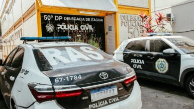 Policiais da 50ª DP, em Itaguaí, durante o período de atuação do Regime Adicional de Serviço (RAS), que ampliou o efetivo diário da unidade.