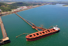 Vista do Porto de Itaguaí, onde está prevista a implantação do terminal de minério de ferro da Cedro Participações (REPRODUÇÃO/ COGESN).