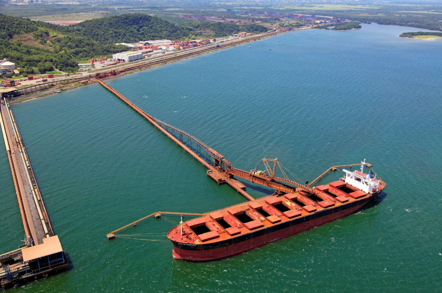 Vista do Porto de Itaguaí, onde está prevista a implantação do terminal de minério de ferro da Cedro Participações (REPRODUÇÃO/ COGESN).
