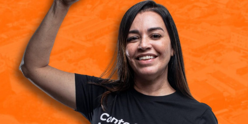 Kelaine Goulart voltou a ser alvo de questionamentos do Ministério Público Eleitoral por suposta promoção eleitoral ligada ao Instituto Casa do Pai. (FOTO: Reprodução das redes sociais).