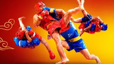Atletas e praticantes de artes marciais chinesas neste sábado (10), em Itaguaí