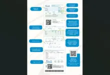 Modelo da nova nota fiscal da Cedade
